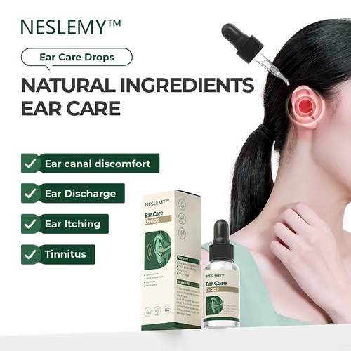 🔥Limited-Time Offer NESLEMY™ Ear Care Drops – Plant-Based Formula | FDA-Registered