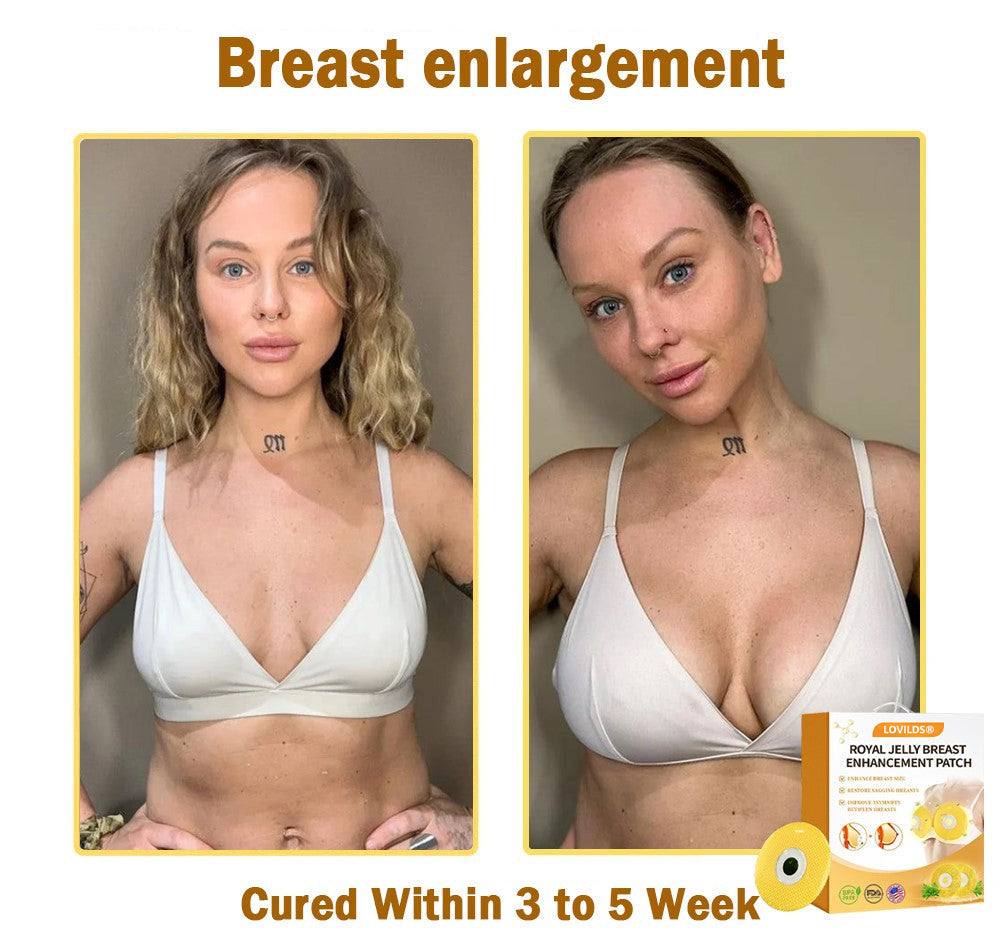 【Official Flagship Store】 LOVILDS® ❤️ 𝑹𝒐𝒚𝒂𝒍 𝑱𝒆𝒍𝒍𝒚 𝑩𝒓𝒆𝒂𝒔𝒕 𝑬𝒏𝒉𝒂𝒏𝒄𝒆𝒎𝒆𝒏𝒕 𝑷𝒂𝒕𝒄𝒉 Safe for use during breastfeeding-For concerns such as underdeveloped breasts, sagging, flatness, skin creases, and darkened nipples.