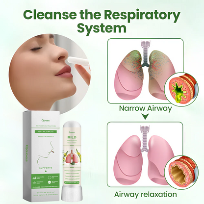 Qooes™ Herbal Detox Inhaler – FDA-Certified Respiratory Relief for COPD