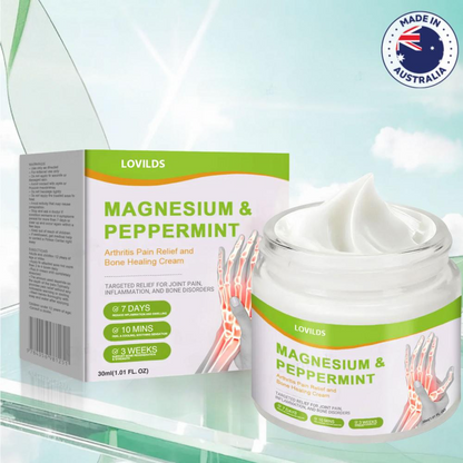 LOVILDS® Magnesium & Peppermint Arthritis Pain Relief and Bone Healing Cream