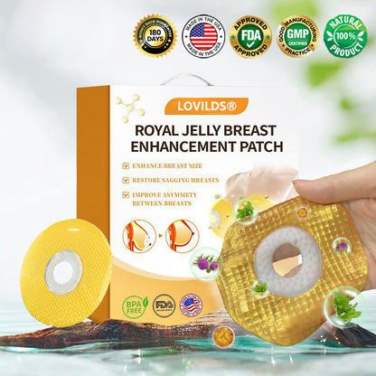 【Official Flagship Store】 LOVILDS® ❤️ 𝑹𝒐𝒚𝒂𝒍 𝑱𝒆𝒍𝒍𝒚 𝑩𝒓𝒆𝒂𝒔𝒕 𝑬𝒏𝒉𝒂𝒏𝒄𝒆𝒎𝒆𝒏𝒕 𝑷𝒂𝒕𝒄𝒉 Safe for use during breastfeeding-For concerns such as underdeveloped breasts, sagging, flatness, skin creases, and darkened nipples.