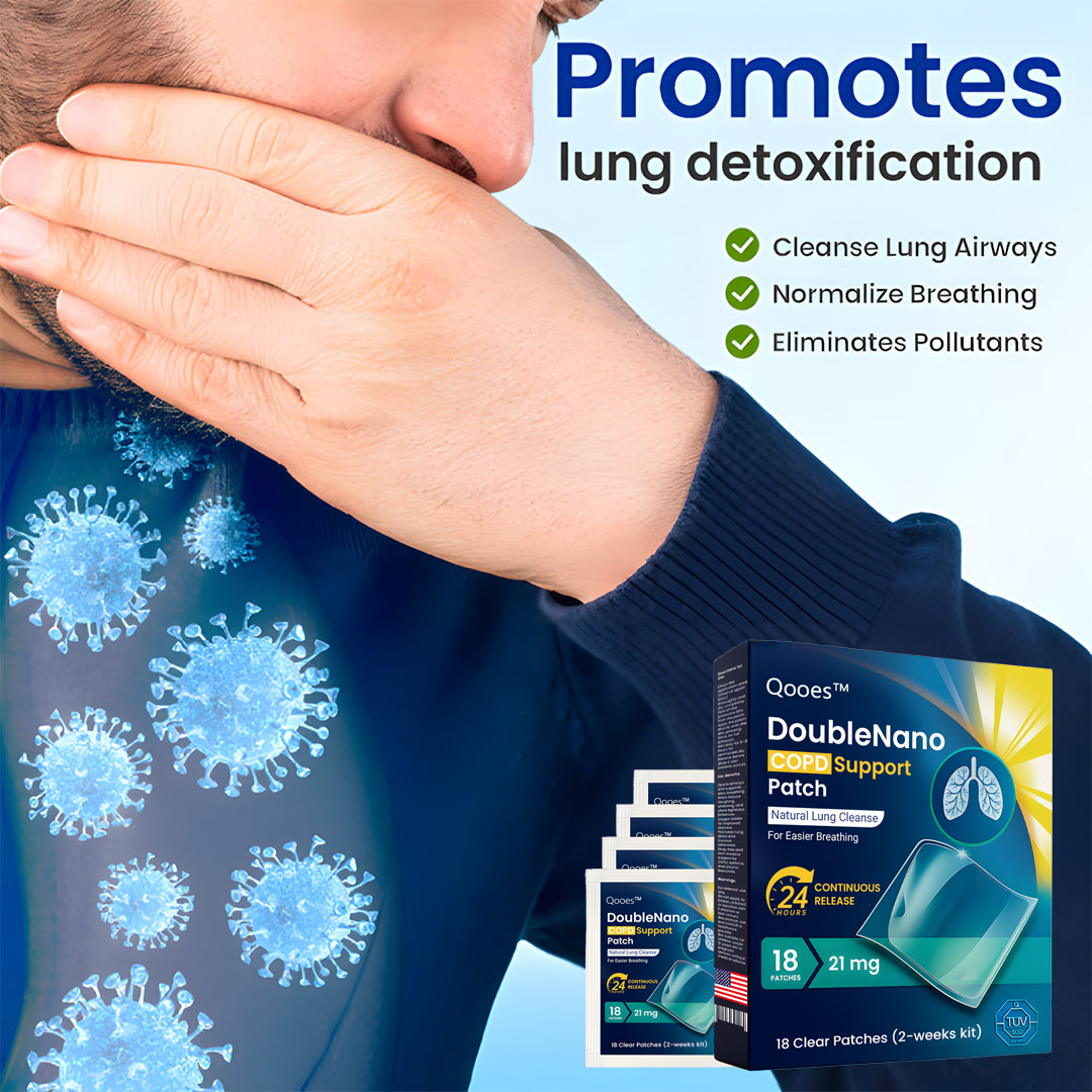 👑Official Store: Qooes™ DoubleNano Advanced Lung Detox Relief Patch