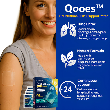 👑Official Store: Qooes™ DoubleNano Advanced Lung Detox Relief Patch