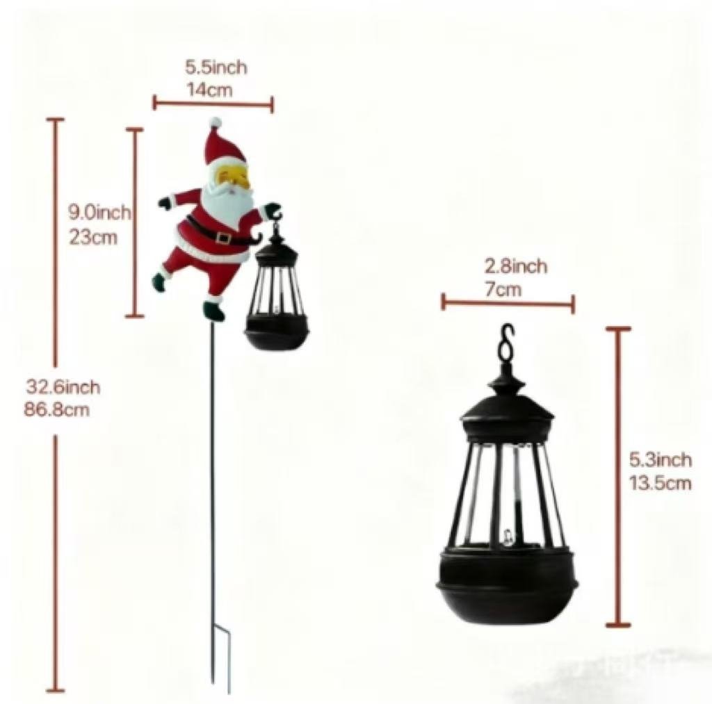 🎅LAST DAY SPECIAL PRICE:£11.99!!✨Christmas Solar Kettle Light & Lantern Garden Decor Collection