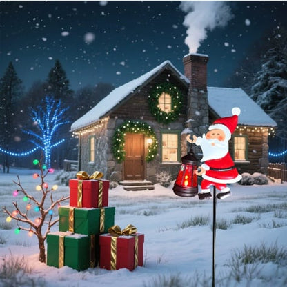 🎅LAST DAY SPECIAL PRICE:£11.99!!✨Christmas Solar Kettle Light & Lantern Garden Decor Collection