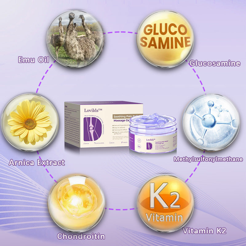 ⏰Last Day Promotion: BUY 1 GET 1 FREE🔥Lovilds™ Turmeric & Emu Oil Arthritis Soothing Pain Relief Massage Gel 👨‍⚕️Australian Osteopathic Association （AOA）Approved