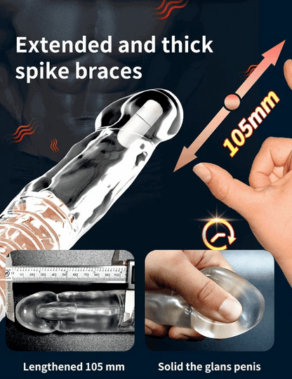 🔥🎁 2025 HOT Deal 💥Reusable Penis Extension Vibrator – Makes You Longer, Harder & Unstoppable 😍