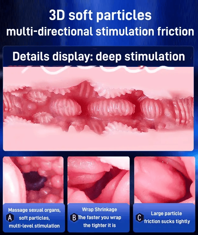 [Confidential Delivery] 💖Overachiever Pro- Bay 10 Sucking Vibrating Male Stroker– 18+ Only