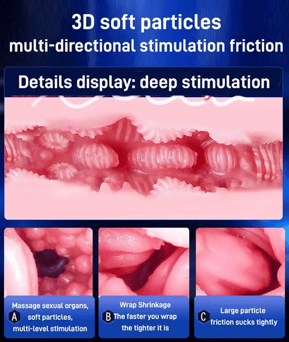 [Confidential Delivery] 💖Overachiever Pro- Bay 10 Sucking Vibrating Male Stroker– 18+ Only